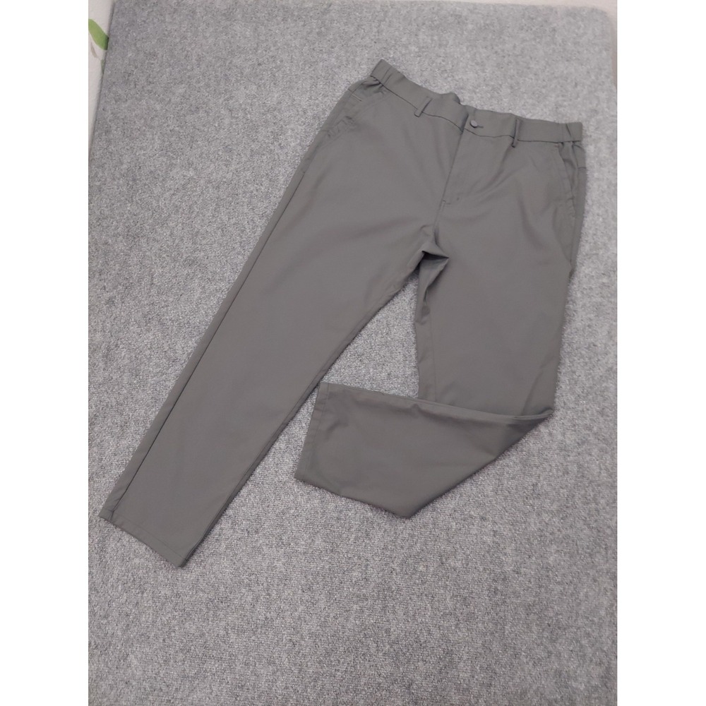 Jack Archer Jetsetter Pants 35x30 Charcoal Gray Stretch Straight Golf Chino